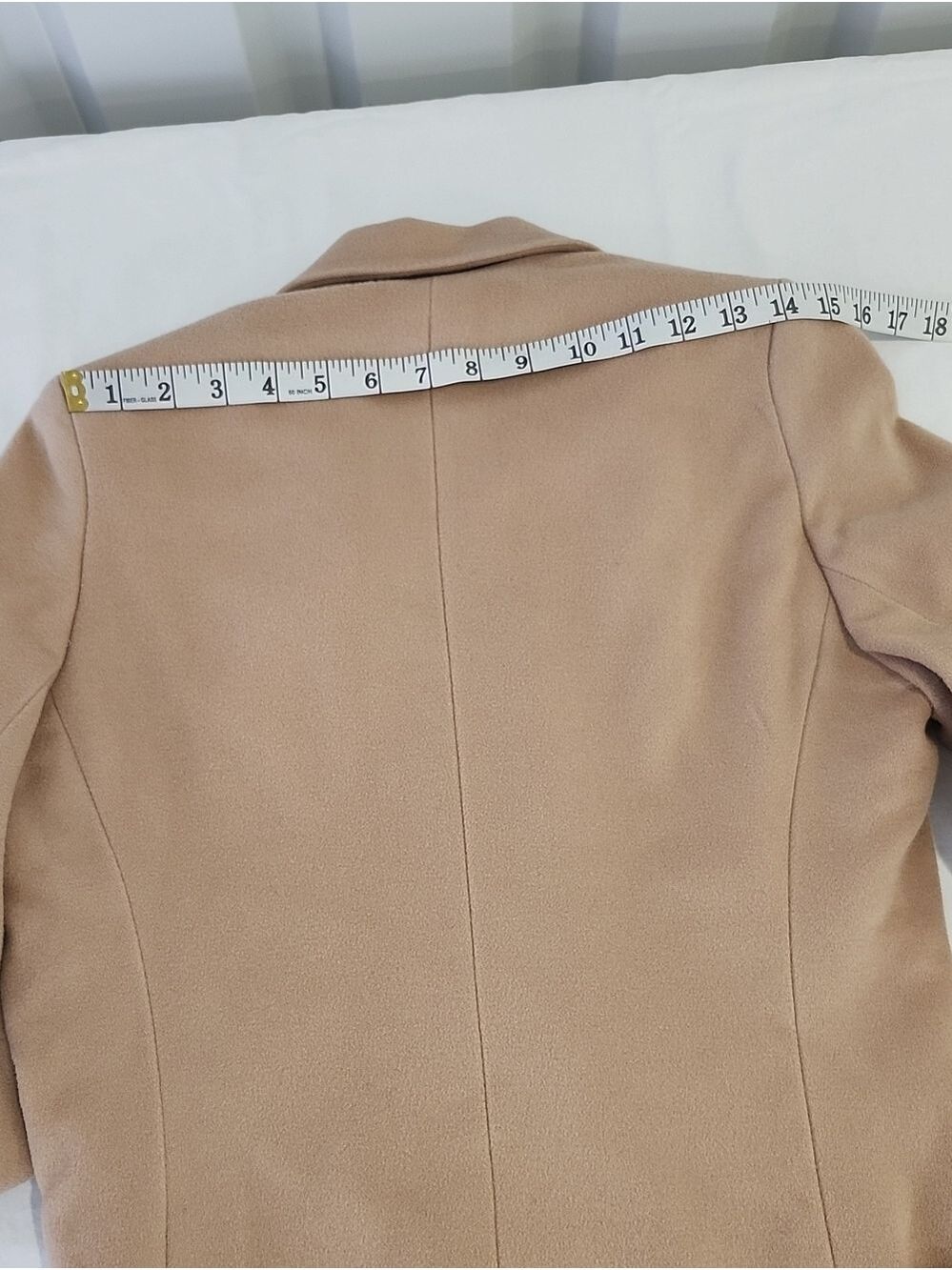Jaeger Vintage Double-Breasted Blazer Wool Cashmere Womens Sz 6 Classic Luxury - Picture 12 of 15